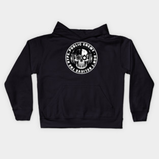 Don't Believe The Hype Silhouette icon Kids Hoodie