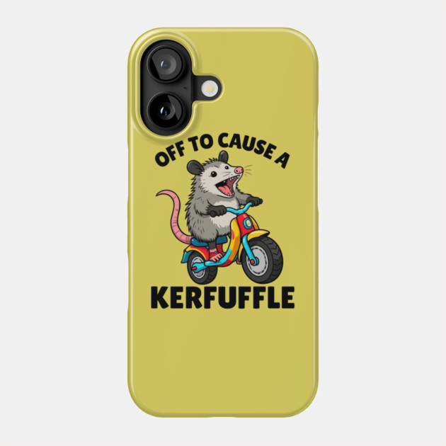 Funny Possum Opossum Meme Phone Case by The WYLD Tribe