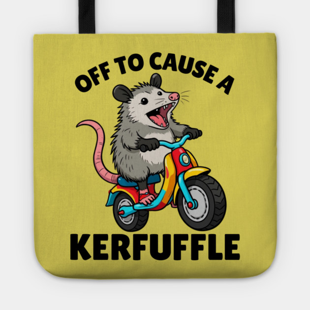 Funny Possum Opossum Meme Tote by The WYLD Tribe