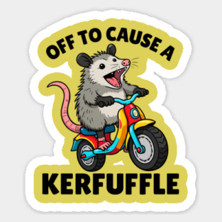 Funny Possum Opossum Meme Sticker