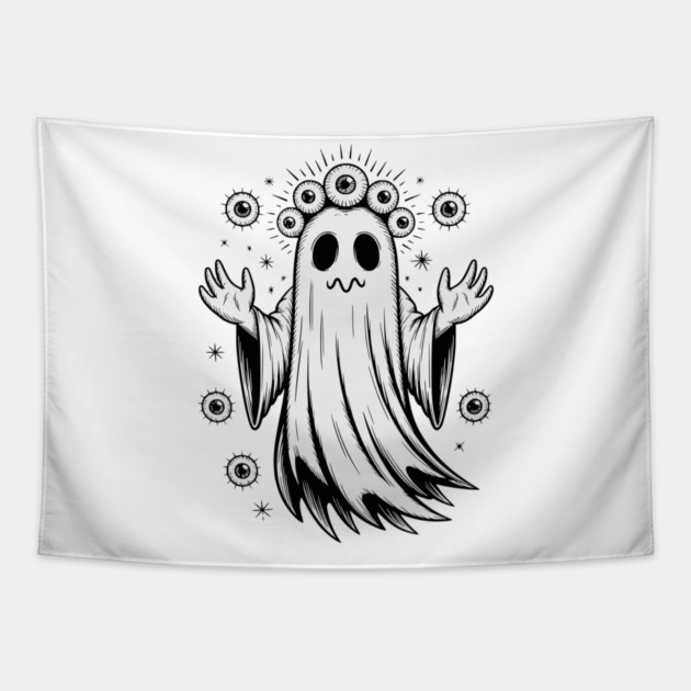 All-Seeing Apparition Tapestry by Designed By Marty