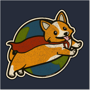 Corgi Posters and Art