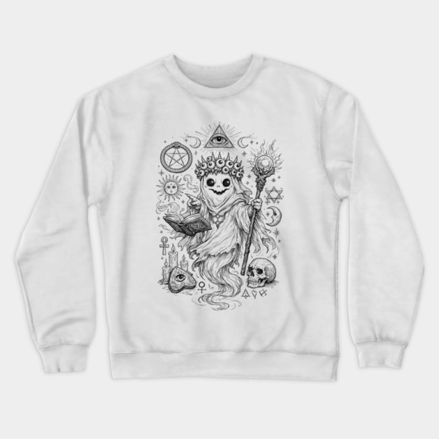 Keeper of Arcane Knowledge Crewneck Sweatshirt by Designed By Marty