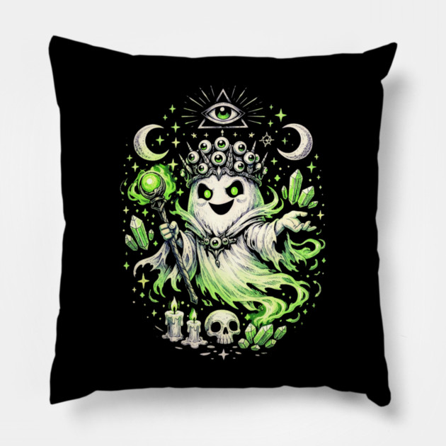 Spirit of Green Magic Pillow by Designed By Marty