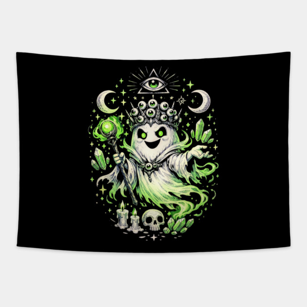 Spirit of Green Magic Tapestry by Designed By Marty
