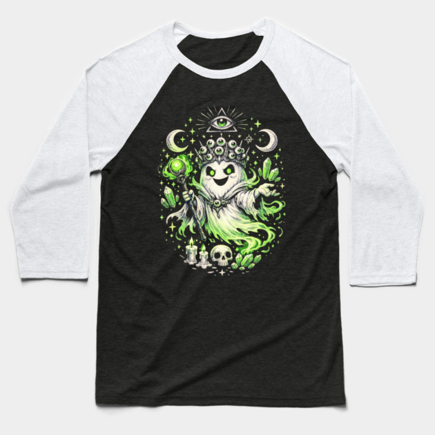 Spirit of Green Magic Baseball T-Shirt by Designed By Marty