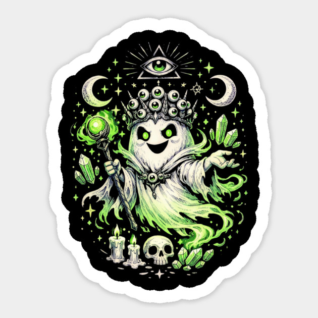 Spirit of Green Magic Sticker by Designed By Marty