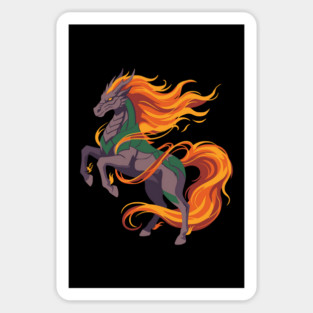 Blazing Spirit Stallion Magnet
