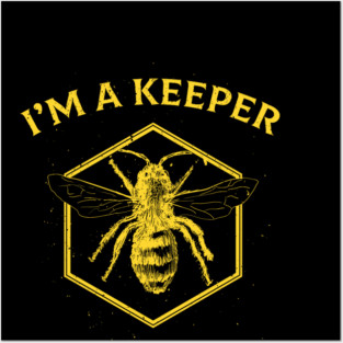 Beekeeper I'm A BeeKeeper Funny Bee Hive Posters and Art