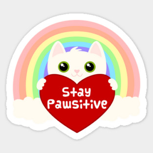 Positivity Kitty Sticker