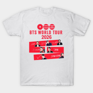 BTS 2026 Comeback, ARMY BTS, The 5th Album, Bangtan Come Back World Tour Concert for Army, Kpop Album, Kpop Fan, Army Kpop, Bangtan Jungkook - BTS T-Shirt