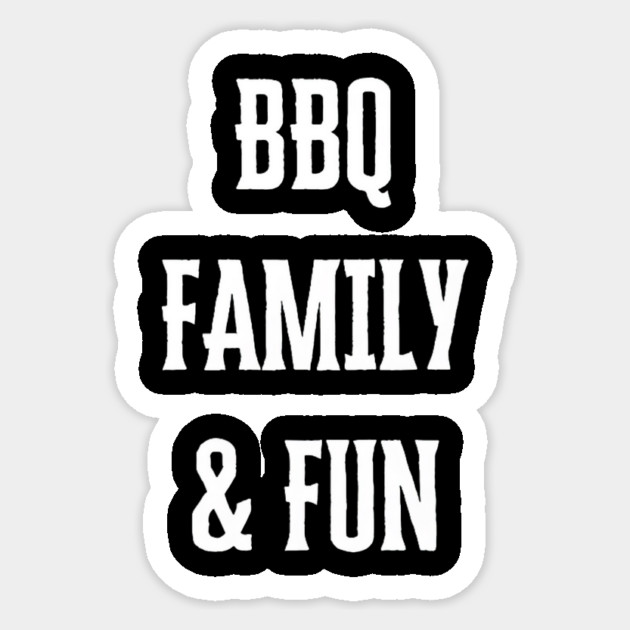 BBQ Family Fun Barbecue Grilling Reunion Sticker by yangho