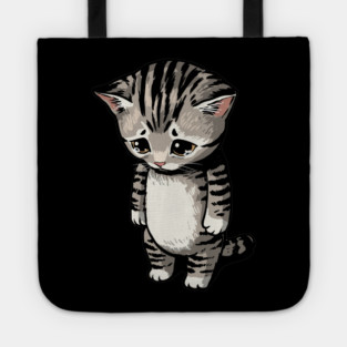 Sad Cat Meme Tote