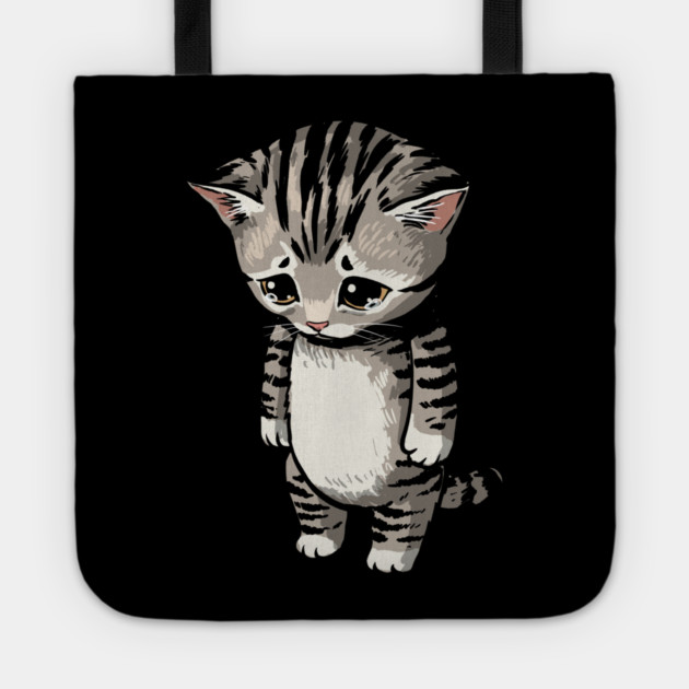 Sad Cat Meme Tote by GoshWow®