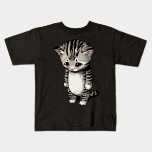 Sad Cat Meme Kids T-Shirt