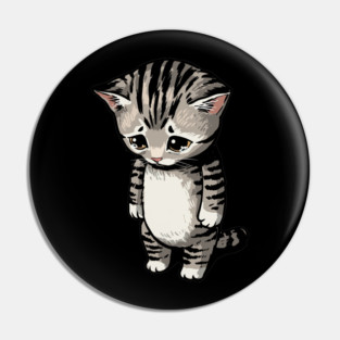 Sad Cat Meme Pin