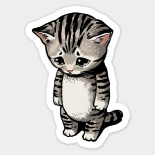 Sad Cat Meme Magnet