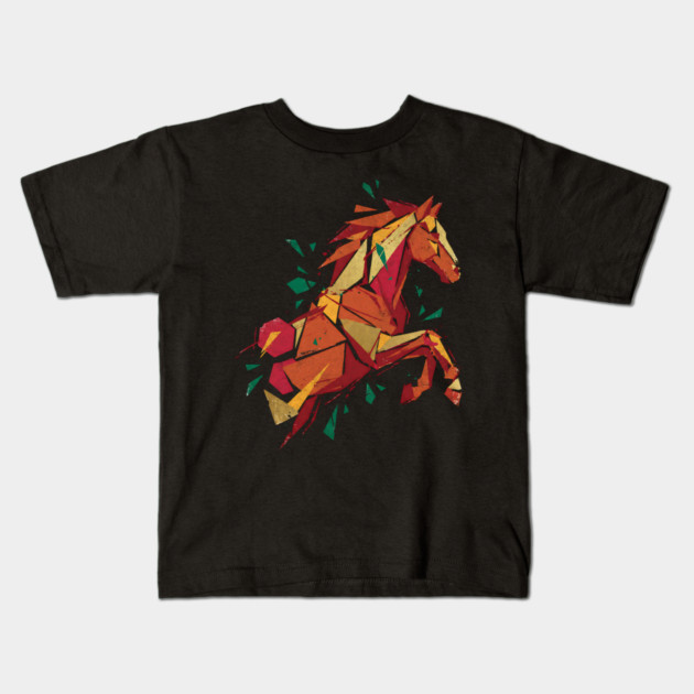 Fractured Motion Kids T-Shirt by Designed By Marty