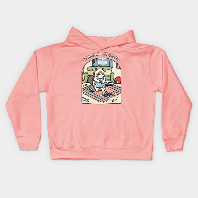 Cleaning Is My Cardio Kids Hoodie by GoshWow®