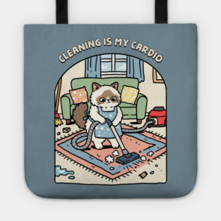 Cleaning Is My Cardio Tote