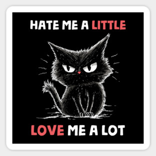Hate Me A Little Love Me A Lot Sticker