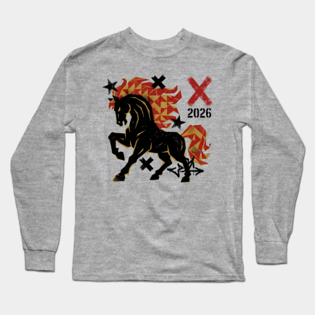 2026 Rebel Spirit Long Sleeve T-Shirt by Designed By Marty