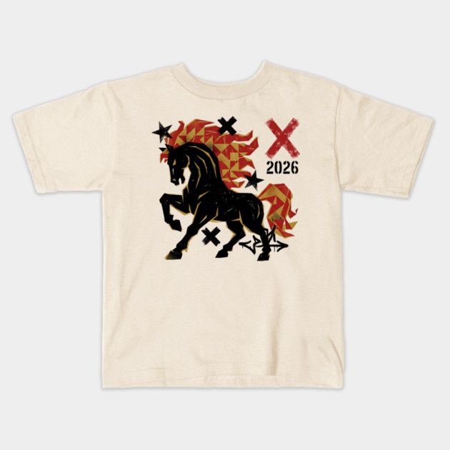 2026 Rebel Spirit Kids T-Shirt by Designed By Marty