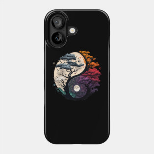 Moon Forest Mountains Nature Outdoor Camping Hiking for Men Women Phone Case