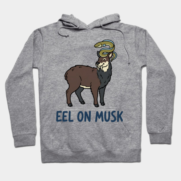 Eel on Musk Hoodie by Designed By Marty