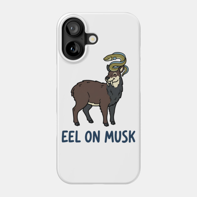 Eel on Musk Phone Case by Designed By Marty