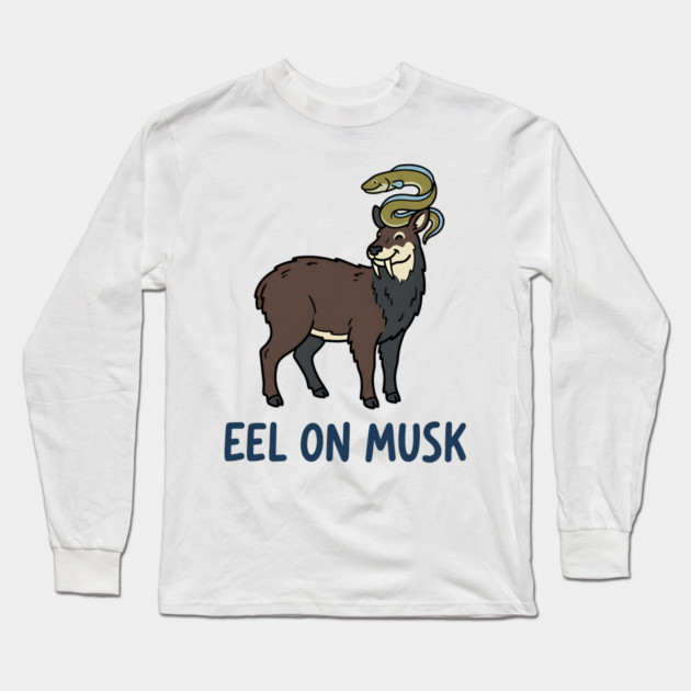 Eel on Musk Long Sleeve T-Shirt by Designed By Marty