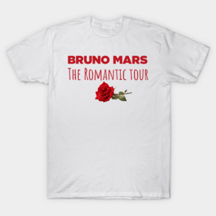 Bruno Mars The Romantic Tour 2026 T-Shirt