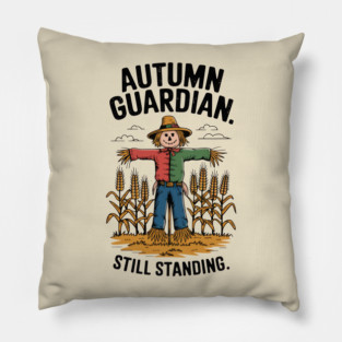 Scarecrow Autumn Guardian Pillow