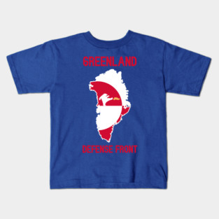 Greenland-Defense-Front Kids T-Shirt