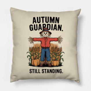 Scarecrow Autumn Guardian Pillow