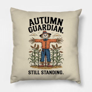 Scarecrow Autumn Guardian Pillow