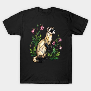 Black-footed Ferret Nature Design T-Shirt