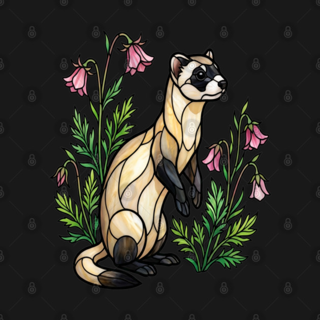 Black-footed Ferret Nature Design by BirdsnStuff