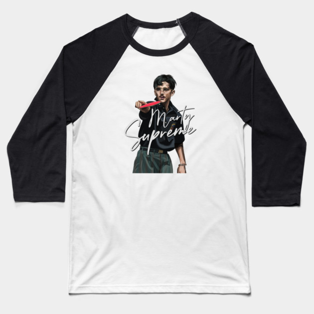 Timothée "Table Tennis" Chalamet Baseball T-Shirt by 51Deesigns