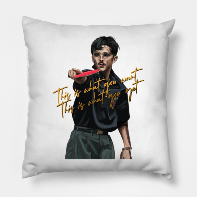 Timothée Chalamet: This is What You Want, This is What You Get Pillow by 51Deesigns