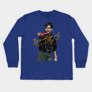 Timothée Chalamet: This is What You Want, This is What You Get Kids Long Sleeve T-Shirt