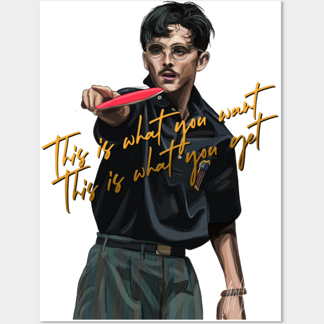 Timothée Chalamet: This is What You Want, This is What You Get Wall Art by 51Deesigns