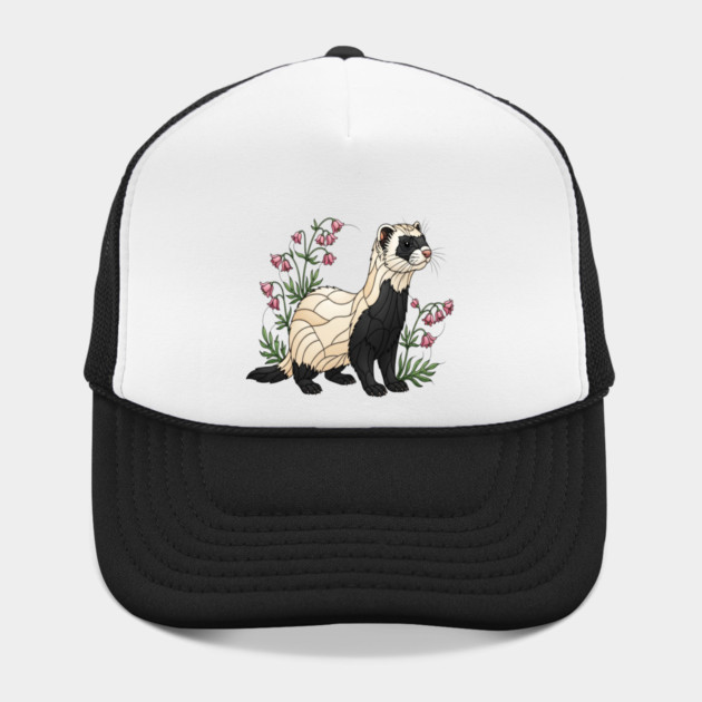 Black-footed Ferret Blossom Art by BirdsnStuff