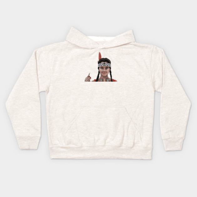 Wednesday Burns the Witch Kids Hoodie by 51Deesigns