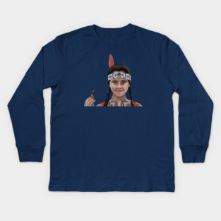 Wednesday Burns the Witch Kids Long Sleeve T-Shirt