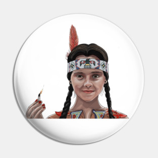 Wednesday Burns the Witch Pin