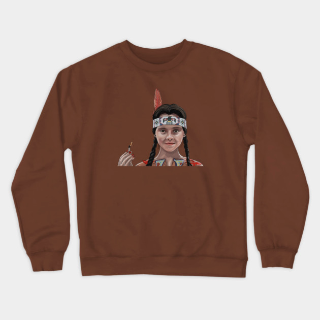 Wednesday Burns the Witch Crewneck Sweatshirt by 51Deesigns
