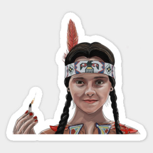 Wednesday Burns the Witch Sticker