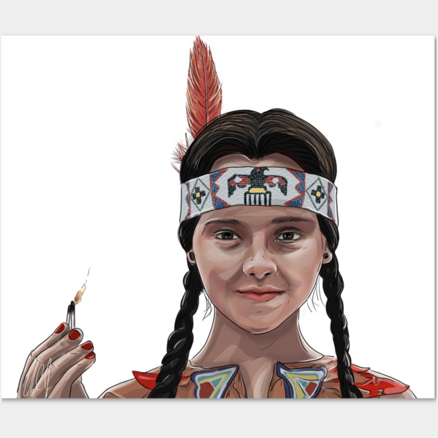 Wednesday Burns the Witch Wall Art by 51Deesigns