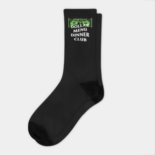 Dollar Menu Dinner Club Socks